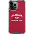 University of Alabama Crimson Tide Basketball iPhone 13 Pro Max Clear Case